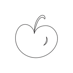 Apple doodle vector illustration