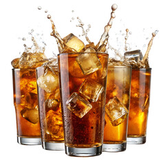 cascading torrents of iced tea