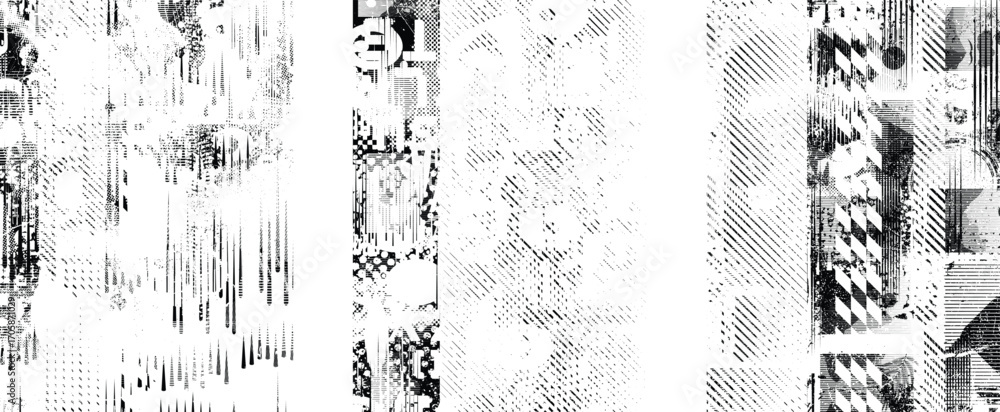 Poster glitch distorted geometric shape . noise destroyed logo . trendy cyber punk poster . glitched frame 