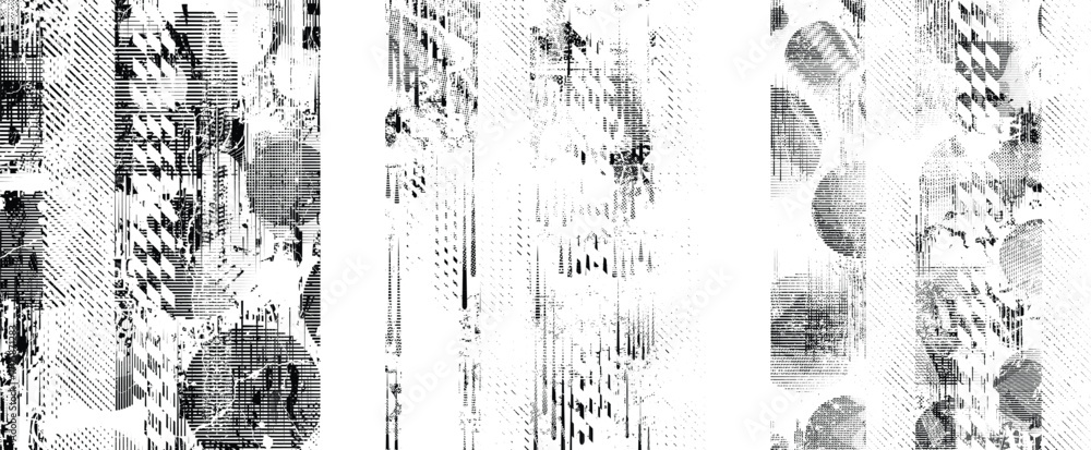 Poster glitch distorted geometric shape . noise destroyed logo . trendy cyber punk poster . glitched frame 