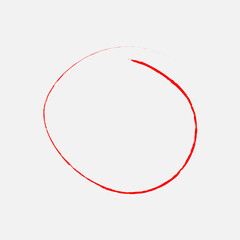 Circles Marking Highlight Reminder set of sketches illustrations 