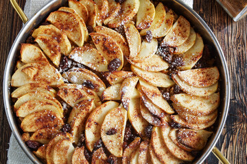 Apfelkuchen, herstellung , schritt für schritt, step by step 