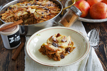 Apfelkuchen, herstellung , schritt f&uuml;r schritt, step by step 
