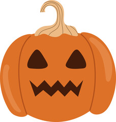 Jack-O-Lantern Halloween Graphic Illustration