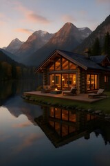 Fototapeta premium reflection in the lake