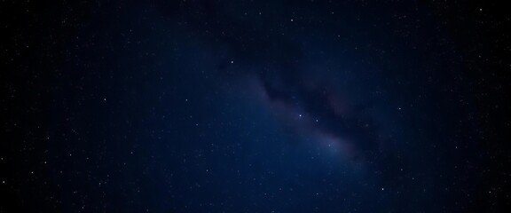 Obraz premium Intricate celestial star pattern across a dark night sky, galaxy, astrophysics