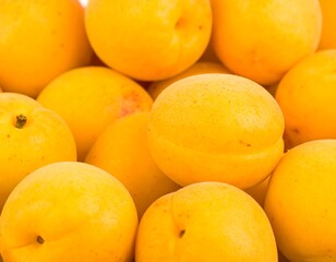 Close-up of ripe apricots
