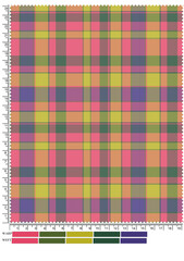 Gingham check plaid pattern for autumn, summer, spring. Seamless colorful herringbone textured vichy tartan vector graphic for scarf, dress, flannel shirt, skirt, other modern fashion fabric design.