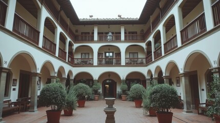 Italian courtyard hotel