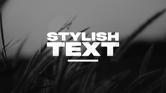 Text Animations Template