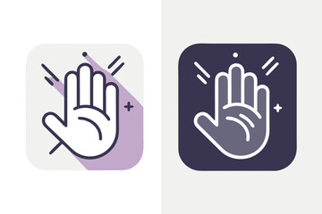 Obraz premium Hand holding a heart vector illustration