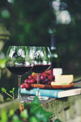 Glass of Wine for Two Muted