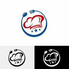 Fototapeta premium Chef logo