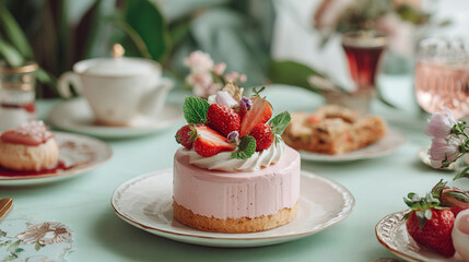 Strawberry Mousse Dessert