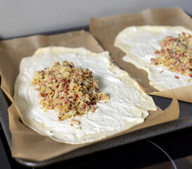 Krautkuchen Krautfladen Krautpizza Krautplatte 