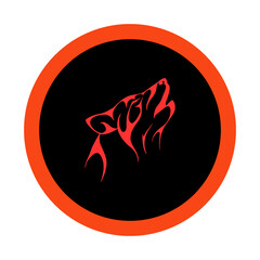 vector image of a horse