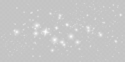 Magical glowing bokeh lights with sparkles on soft blurred background. Elegant dreamy festive atmosphere.