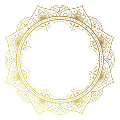 lotus hinduism detailed outline mandala vector. background india hinduism ornament