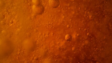 Macro Shot of Beer Bubbles , abstract background