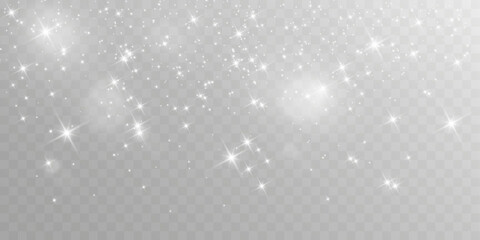 Magical glowing bokeh lights with sparkles on soft blurred background. Elegant dreamy festive atmosphere.	