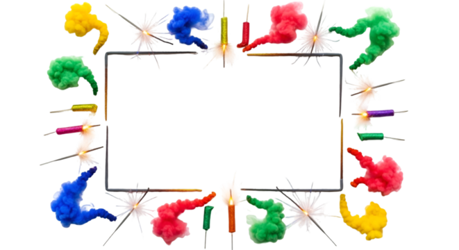 Explosive Colorful Smoke Effects, Creative Design, Studio, Illustration, Bright