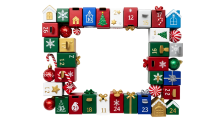 Festive Action, Colorful Gifts, Holiday Spirit, Digital Illustration, Cheerful Environment, Creative Perspective, Celebration Concept