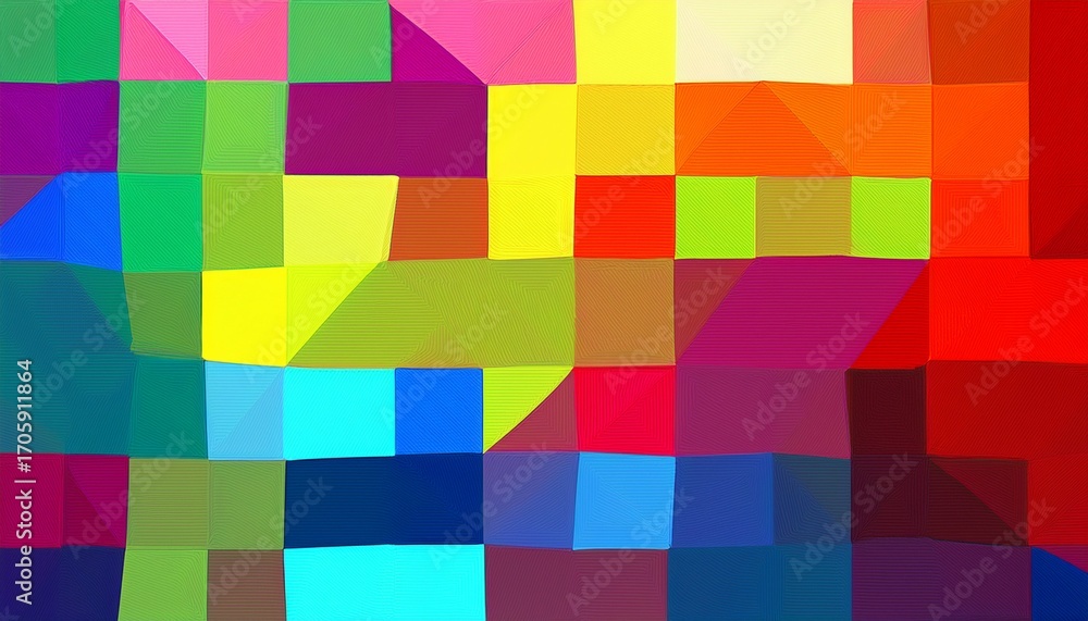Poster geometric color blocks abstract background texture
