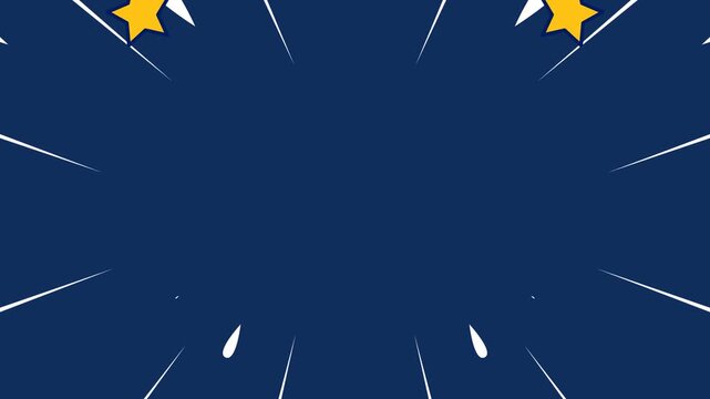 Pop art flash action comic background animated