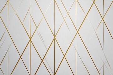 White Background with Golden Geometric Lines