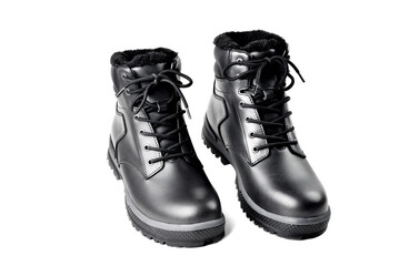 mens insulated black cold weather hiking boots