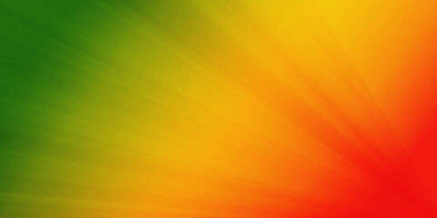Abstract background in red, yellow and green tones with grainy texture.