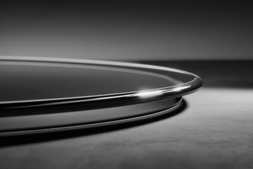 photorealistic ultraminimalist design featuring delicate piece of art set against clean monochrome background