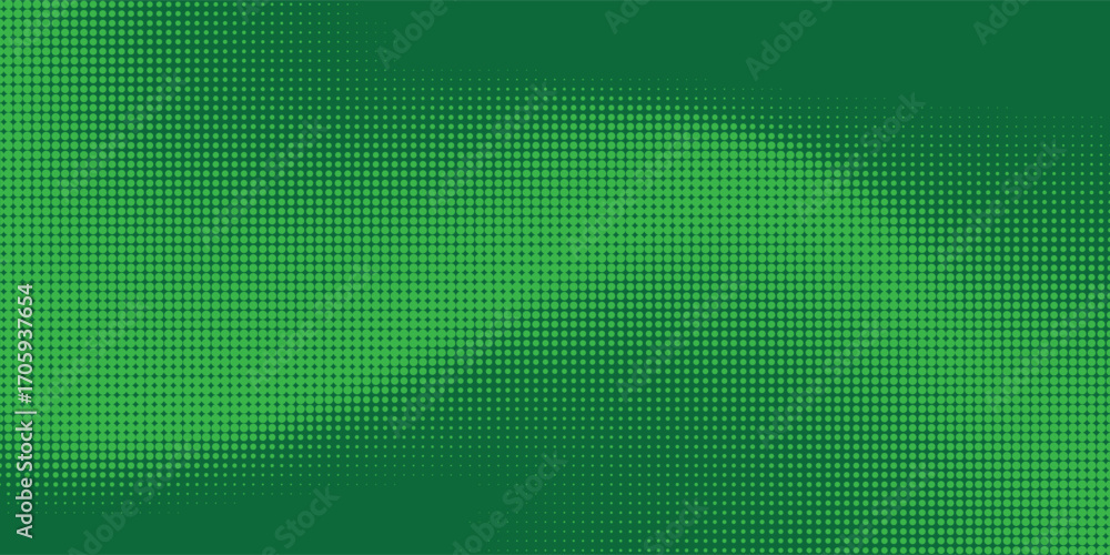 Poster top halftone yellow green color pattern gradient modern background. vector