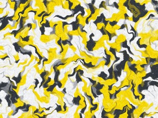 Abstract yellow, gray, and white swirl pattern, modern design.
