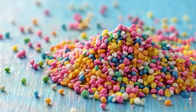 Colorful Sprinkles For Celebrations And Baking