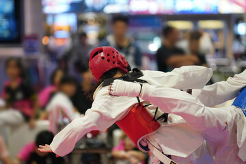 Taekwondo action in Thailand