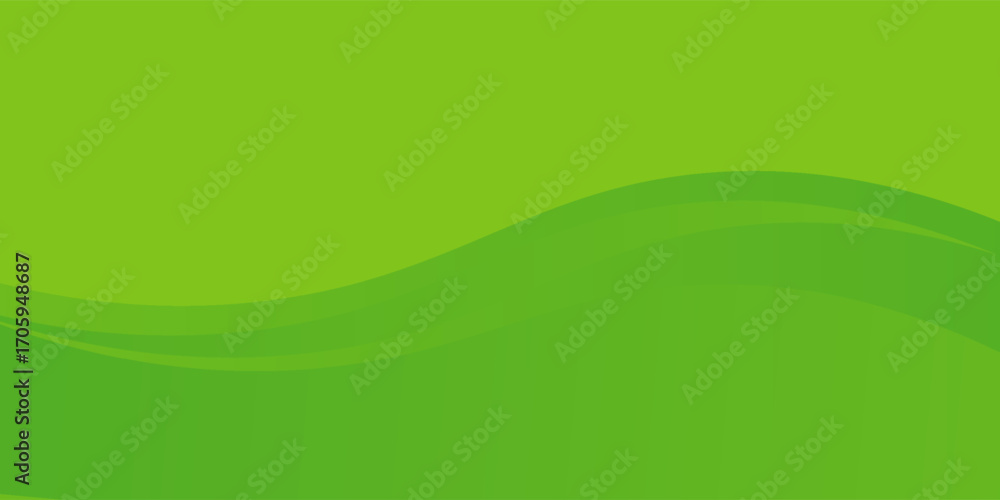Poster abstract green banner background. graphic design banner pattern background template with dynamic cur