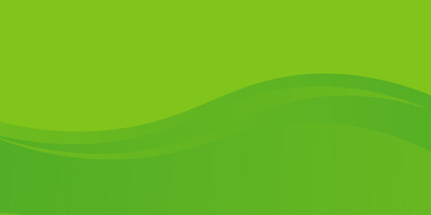 Abstract green banner background. Graphic design banner pattern background template with dynamic curve shapes