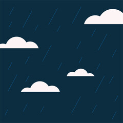 Cartoon Clouds Vector Illustration &ndash; Cute and Fluffy Sky Elements