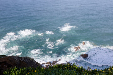 Landscape of Cabo da Roca is landmark in portugal