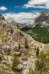 Great War Remains in the Italian Alps Near Cortina