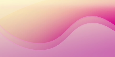 Abstract illustration background of curved waves in a pastel gradient.