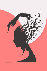 Manipulation, Mind, thoughts, head, hand, manipulator, narcissist, psychology, success, artwork, vector