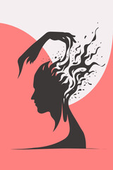 Manipulation, Mind, thoughts, head, hand, manipulator, narcissist, psychology, success, artwork, vector