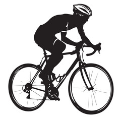 Obraz premium Mountain Biking Silhouette Pack | Extreme Cycling Vector Set