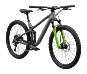 Women-specific mountain bike with tailored geometry and narrower handlebars