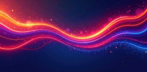 Fototapeta premium Dynamic flowing lines, business stripe abstract design , illustration, presentation