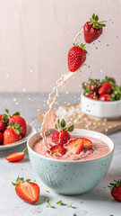Strawberry and mozzarella salad