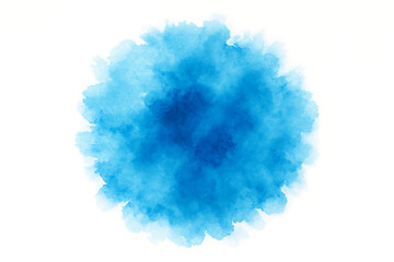 blue watercolor brush