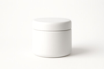 white cosmetic container